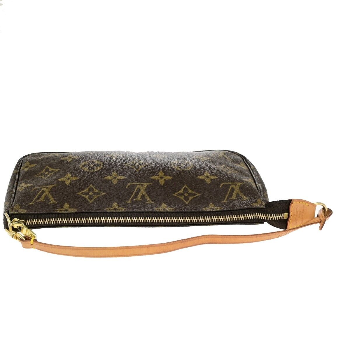 LOUIS VUITTON Pochette Accessoires Hand Bag Monogram Leather BN M51980 82ED022