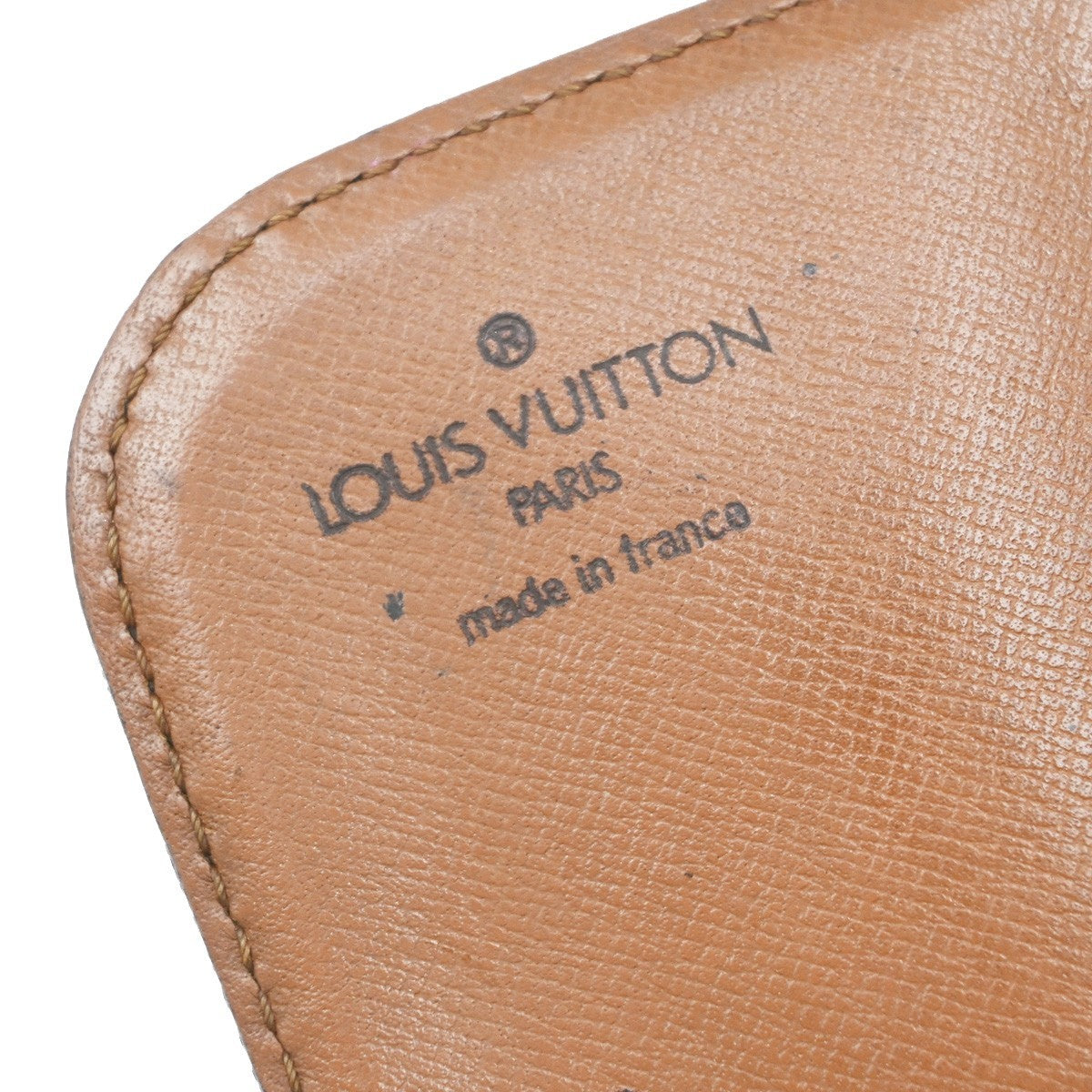 LOUIS VUITTON Cartouchiere MM Shoulder Bag Monogram Leather Brown M51253 31EF856