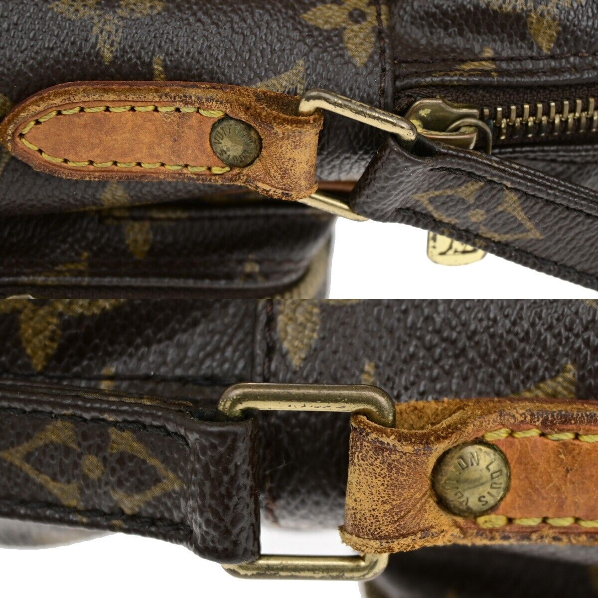 LOUIS VUITTON Amazon Crossbody Shoulder Bag Monogram Leather BN M45236 65SH901