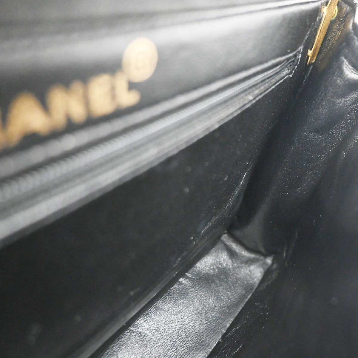 CHANEL Matelasse 25 Double Face Top Hand Hand Bag Leather Black Vintage 880RP115