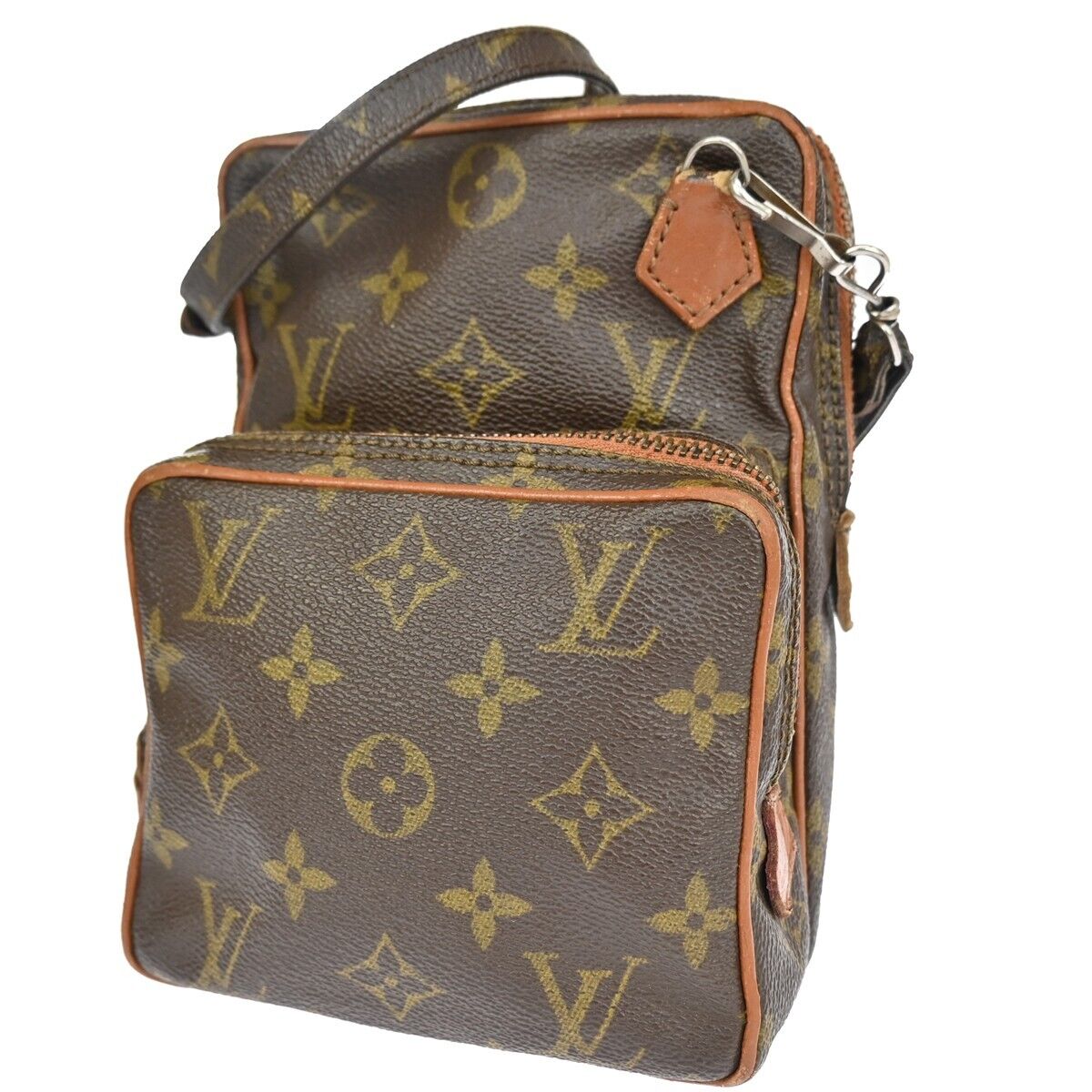 LOUIS VUITTON Mini Amazon Shoulder Bag Monogram Leather Brown M45238 69EA242