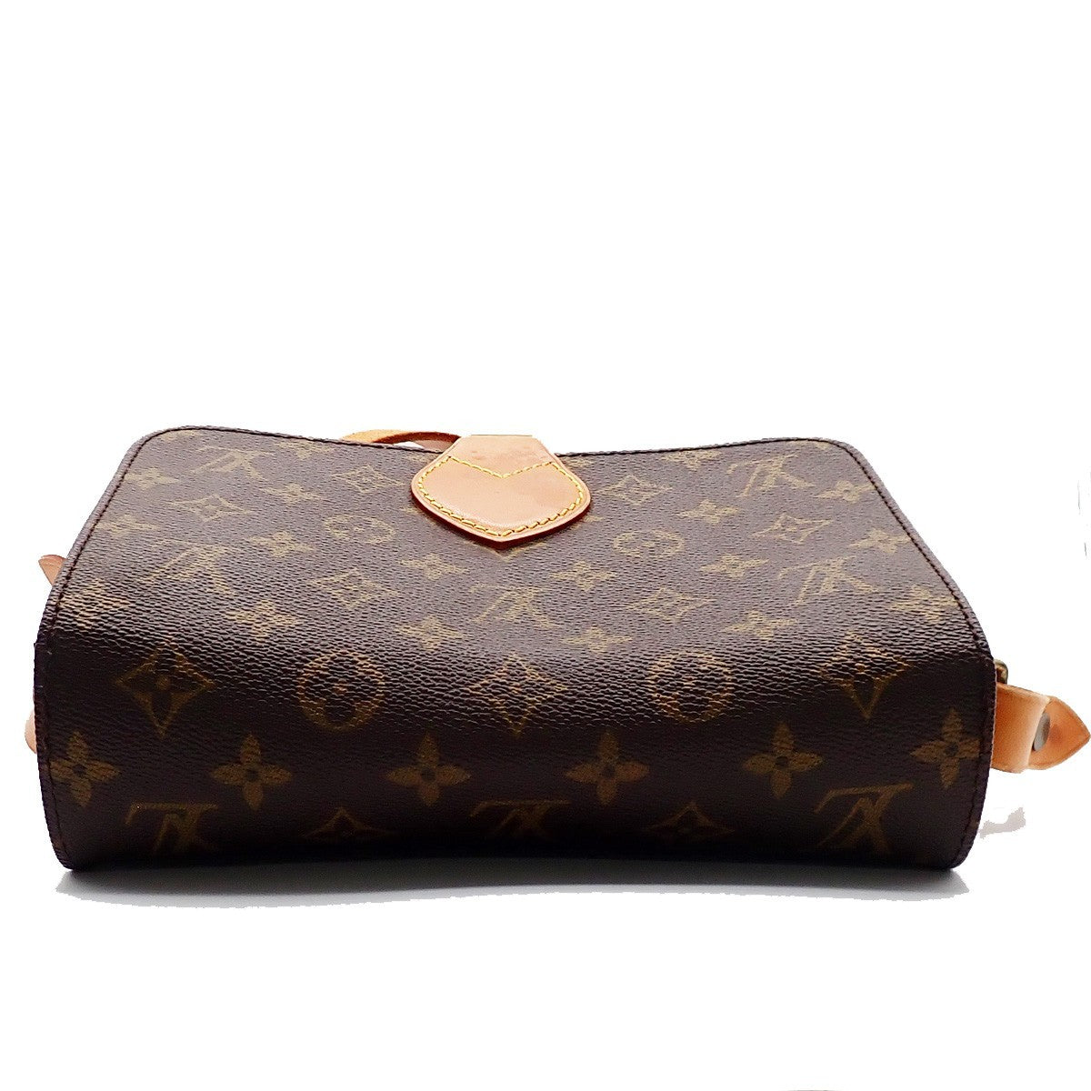 LOUIS VUITTON Cartouchiere MM Shoulder Bag Monogram Leather Brown M51253 72AA194