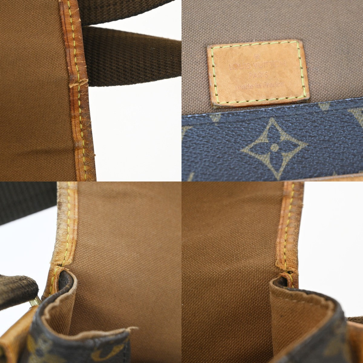 LOUIS VUITTON Messenger Bosphore GM Shoulder Bag Monogram Leather M40105 35MA532