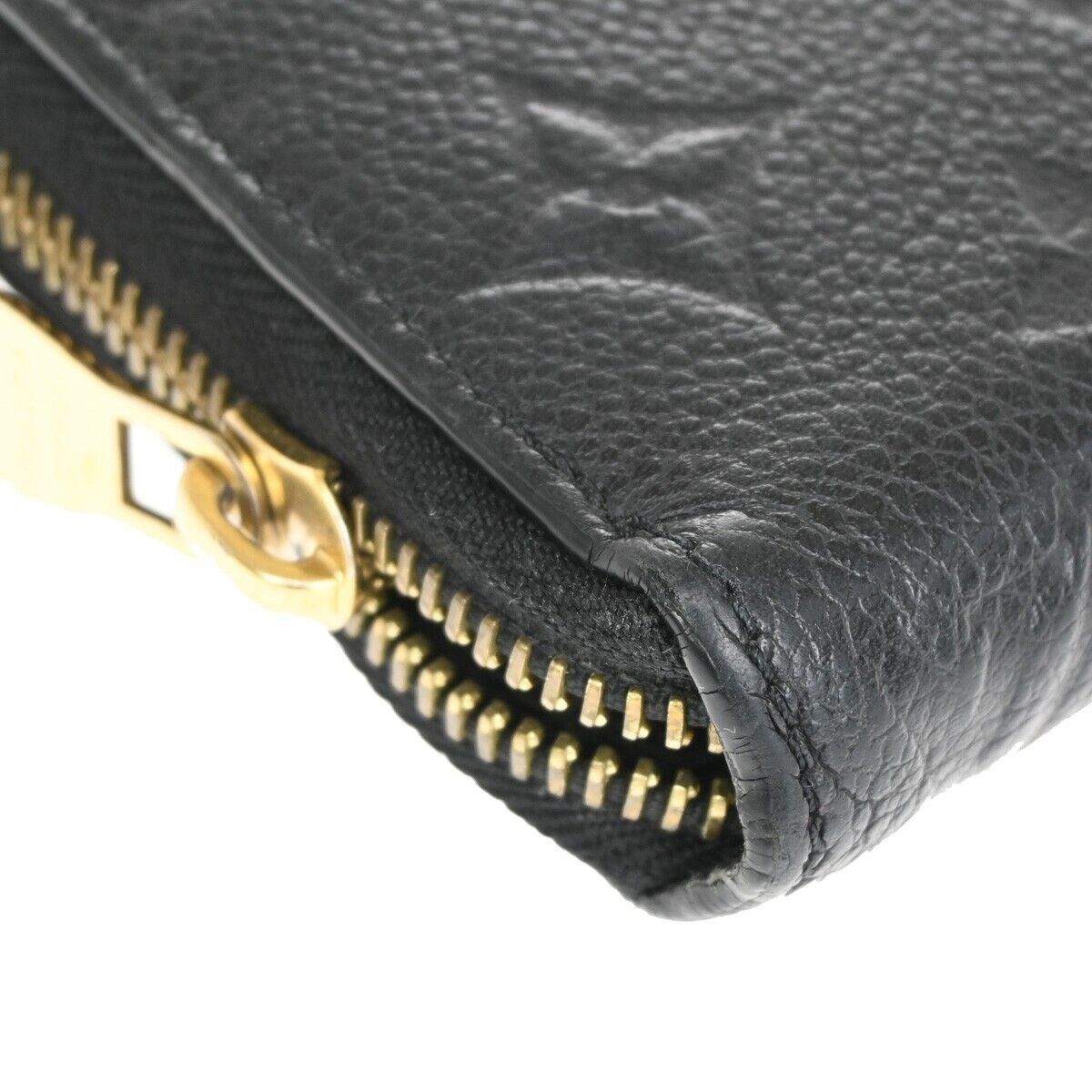 LOUIS VUITTON LV Zippy Long Wallet Monogram Empreinte Balck M93435 32FA522