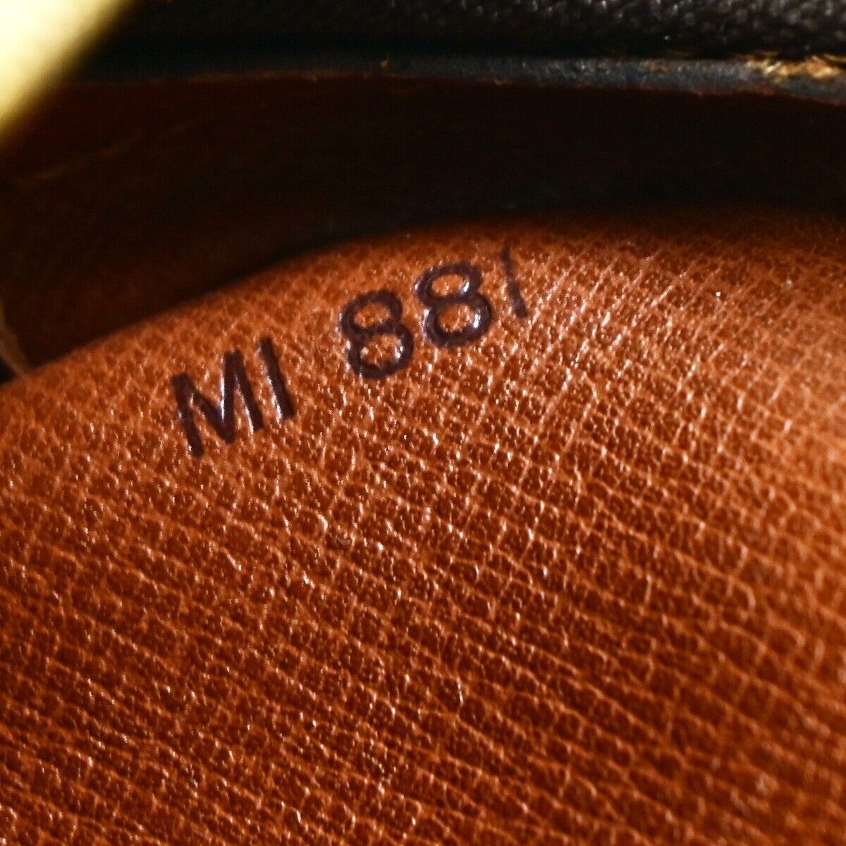 LOUIS VUITTON Jeune Fille MM Shoulder Bag Monogram Leather Brown M51226 33EB027