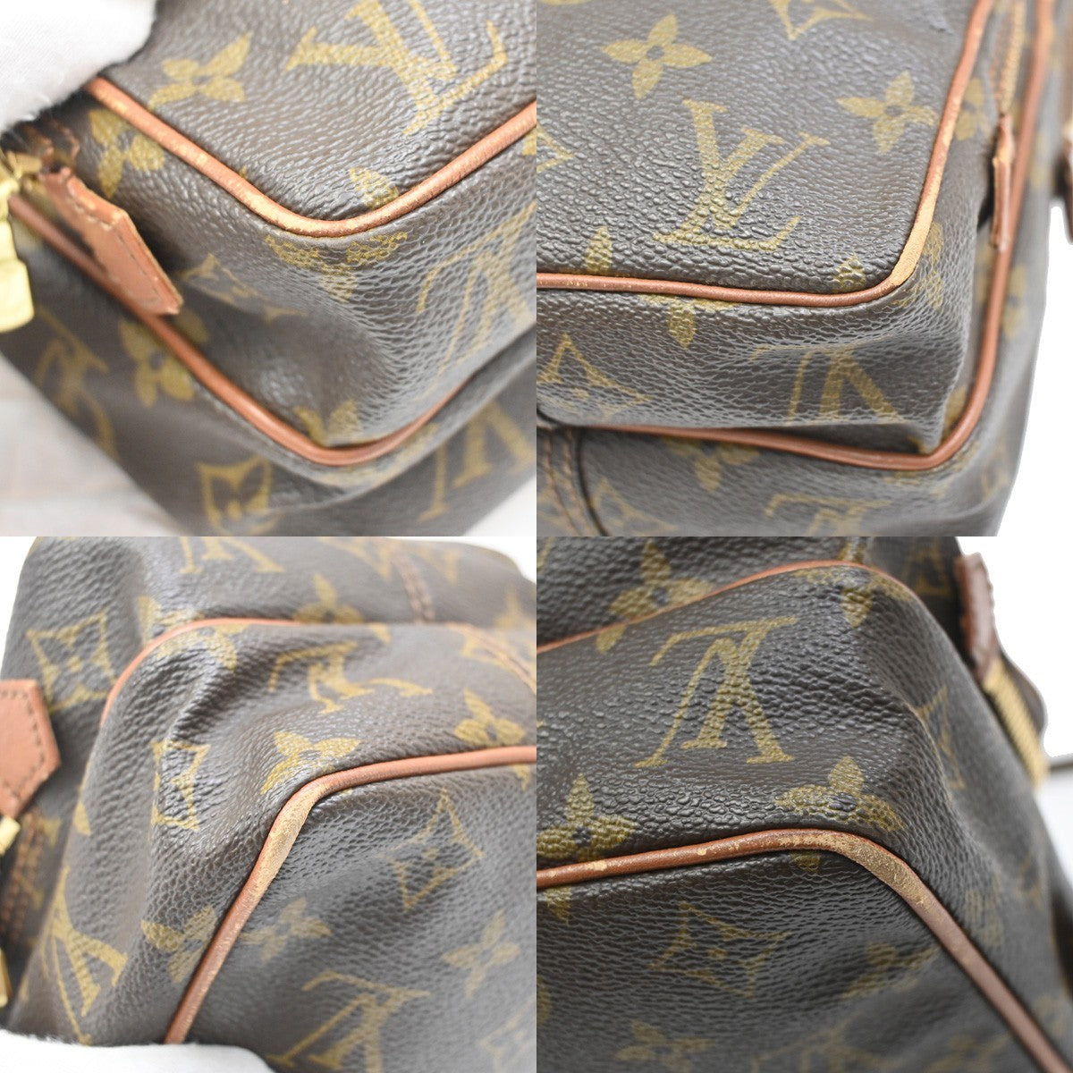 LOUIS VUITTON Mini Amazon Shoulder Bag Monogram Leather Brown M45238 67EF873