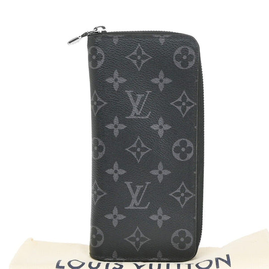 LOUIS VUITTON Zippy Wallet Vertical Monogram Eclipse Leather BK M62295 89EA984