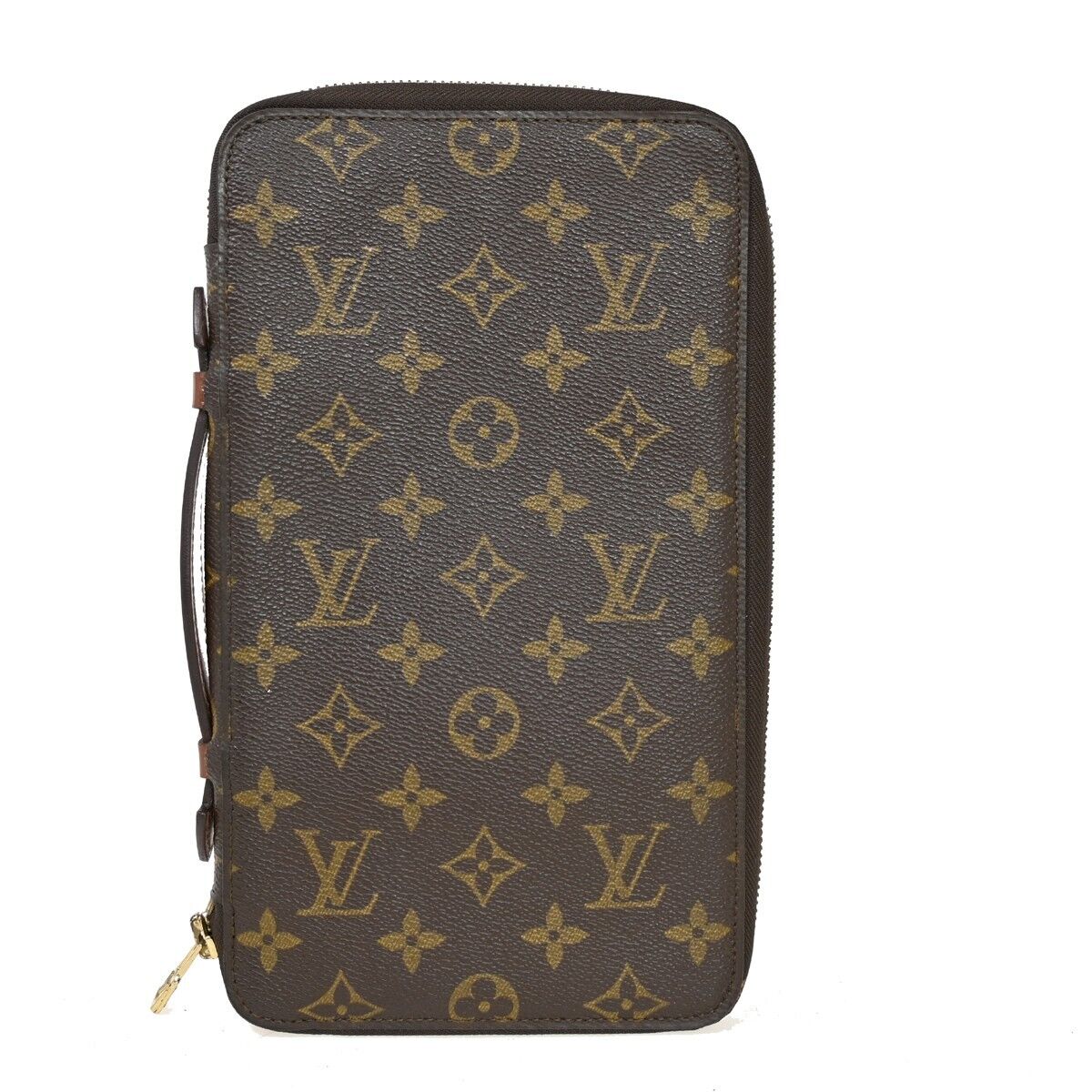 LOUIS VUITTON Poche Escapade Bifold Wallet Monogram Leather BN M60113 88FA042