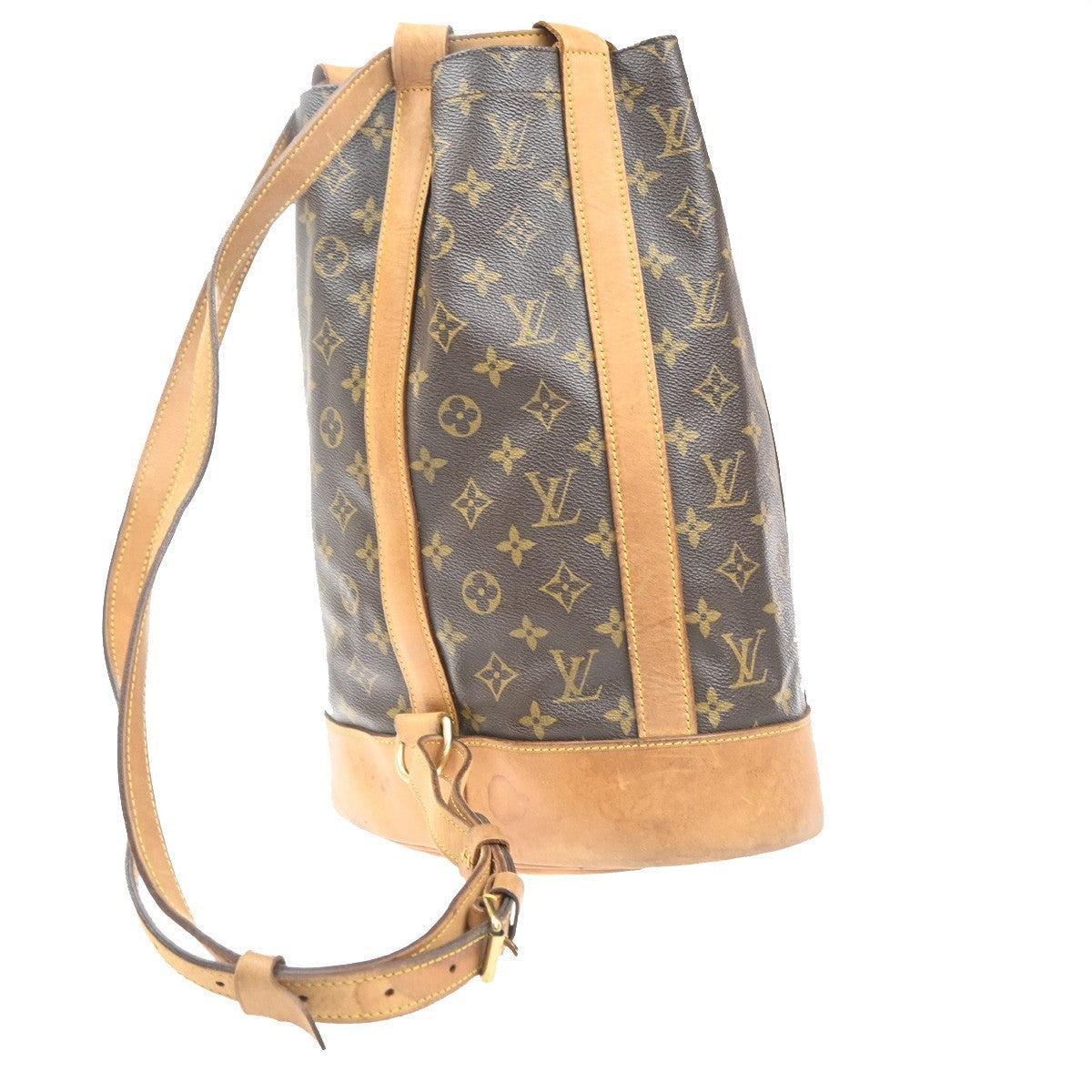 LOUIS VUITTON LV Randonnee PM Shoulder Bag Monogram Leather Brown M42243 35MA524