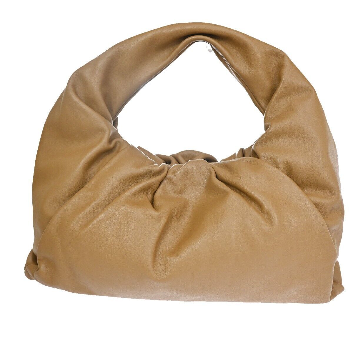 BOTTEGA VENETA Logo Shoulder Pouch Bag Leather Brown Italy 648025 667RH781