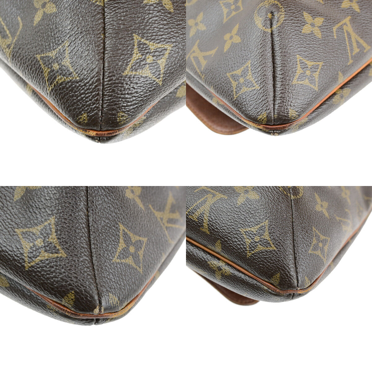 LOUIS VUITTON Musette Shoulder Bag Monogram Leather Brown France M51256 31SJ562