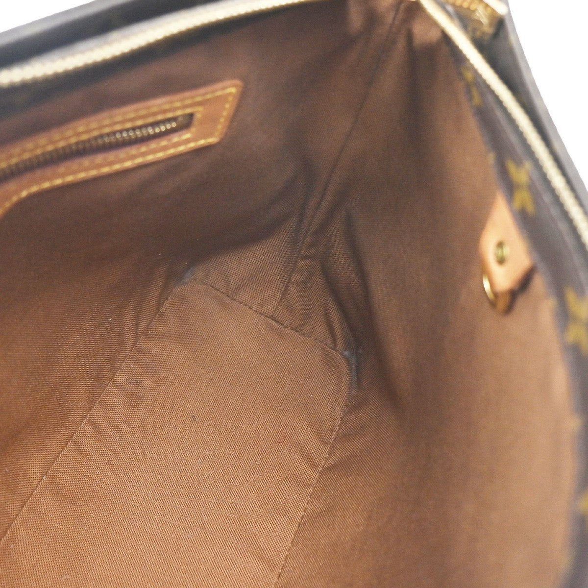 LOUIS VUITTON Cabas Piano Shoulder Bag Monogram Leather Brown M51148 73CA799