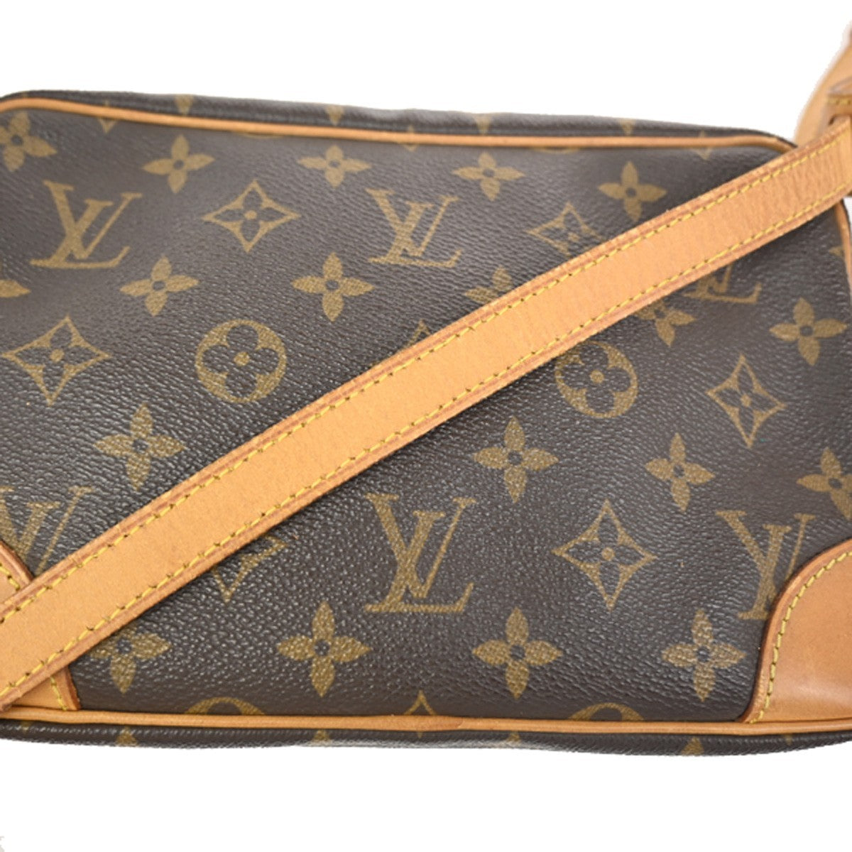 LOUIS VUITTON Trocadero 24 Shoulder Bag Monogram Leather Brown M51276 33ZA335