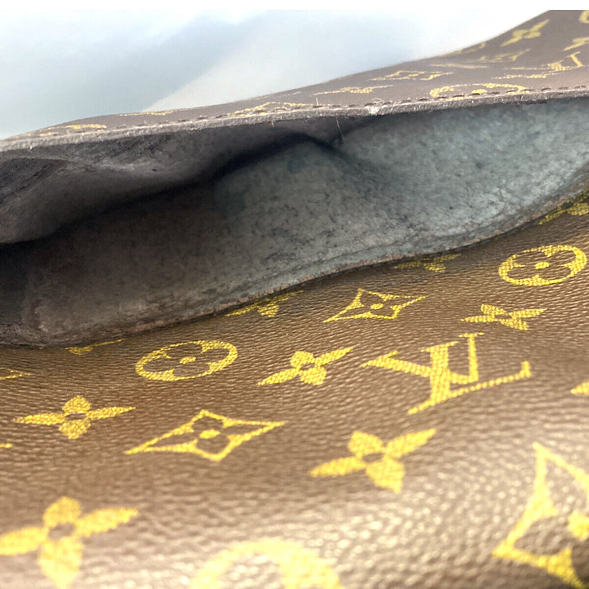 LOUIS VUITTON Bordeaux 2Way Shoulder Clutch Bag Monogram Leather M51797 32YG599