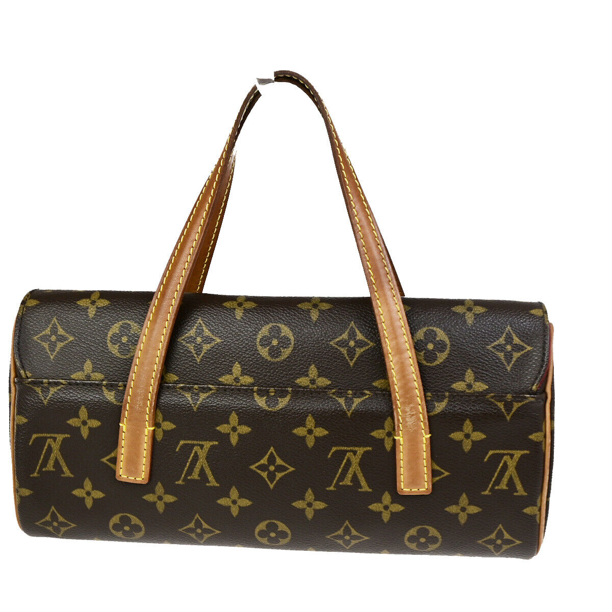 LOUIS VUITTON Sonatine Hand Bag Monogram Leather Brown France M51902 76SJ506