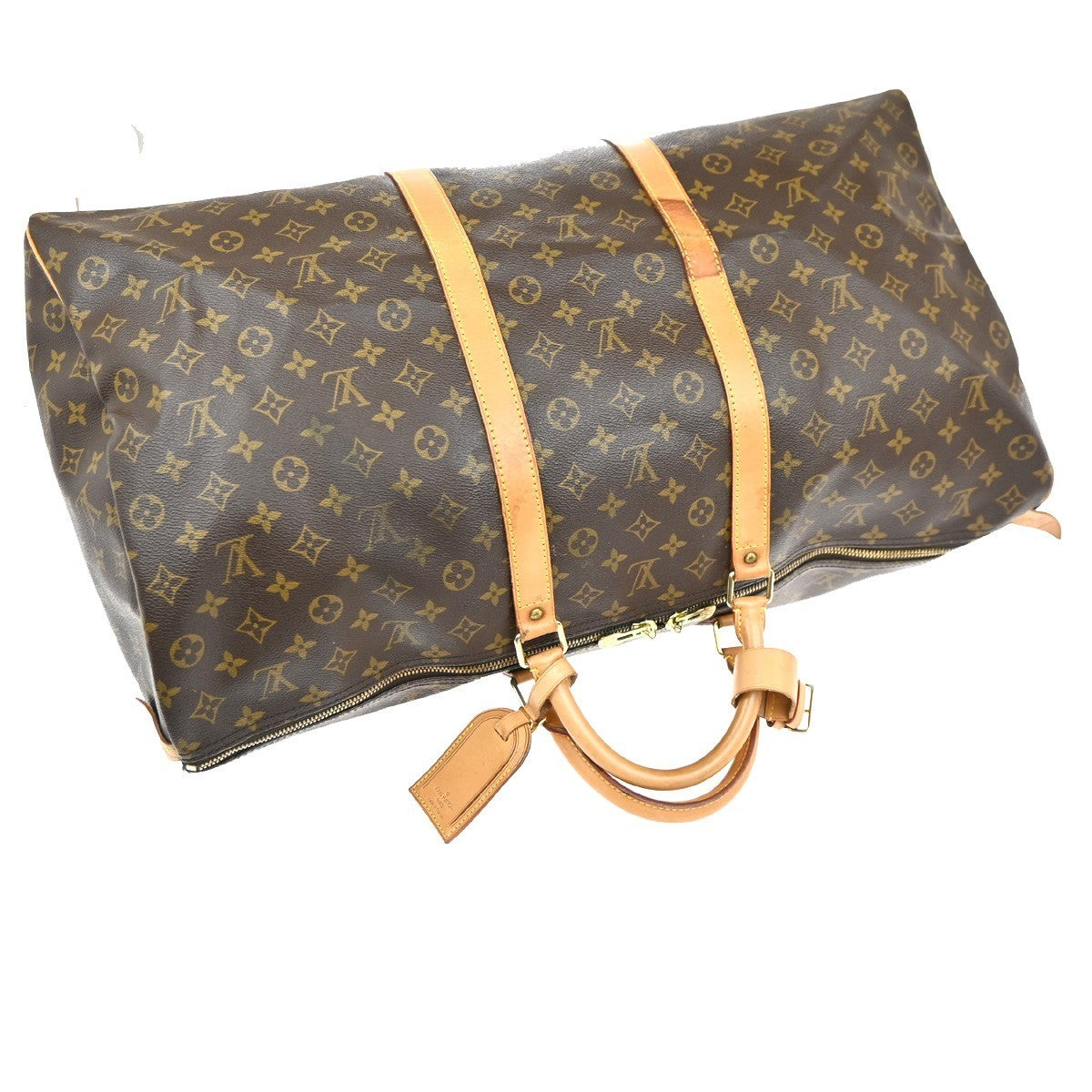 LOUIS VUITTON Keepall 60 Travel Hand Bag Monogram Leather Brown M41422 16TA482