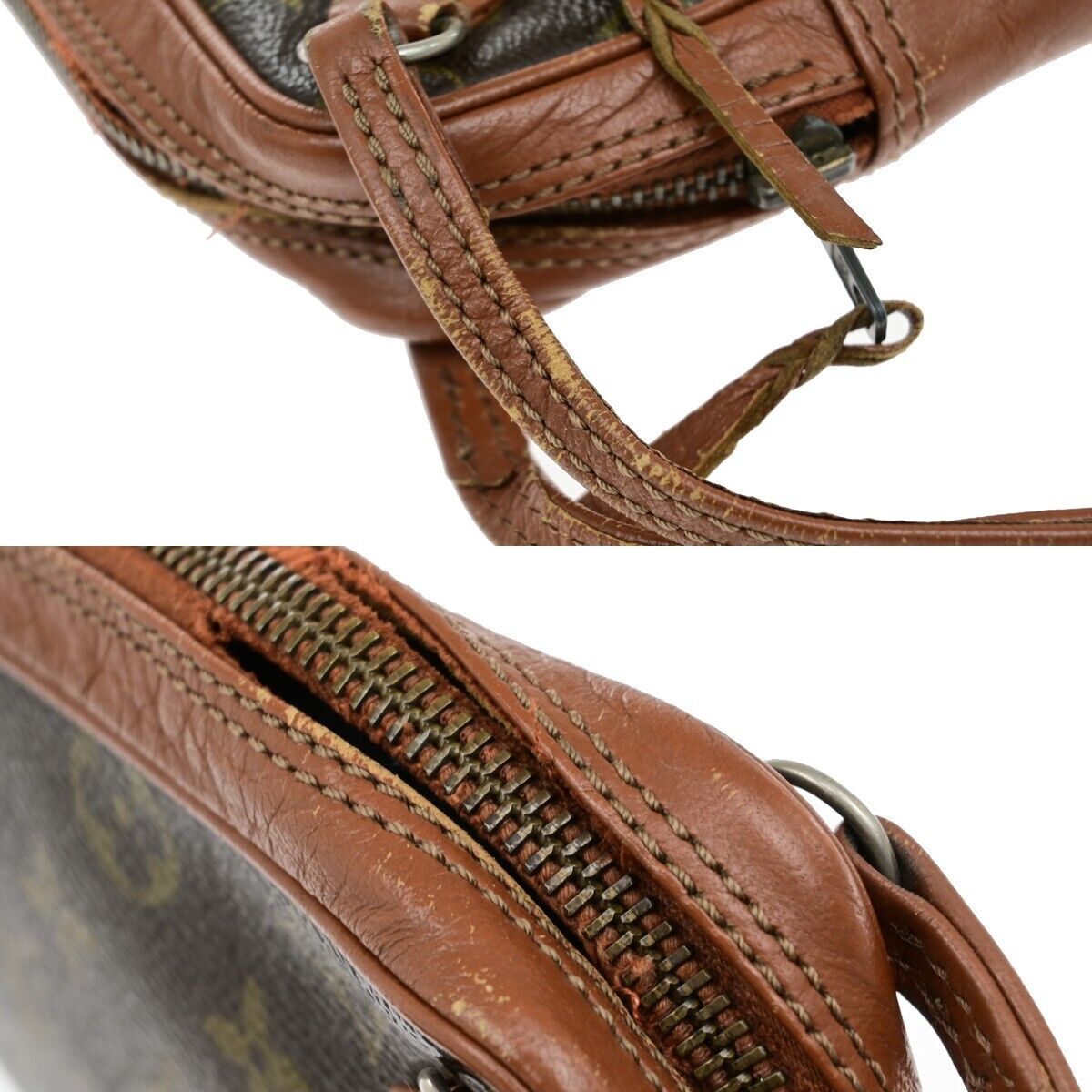 LOUIS VUITTON 2 Set Pochette Sport Clutch Hand Bag Monogram Leather BN 02EE067