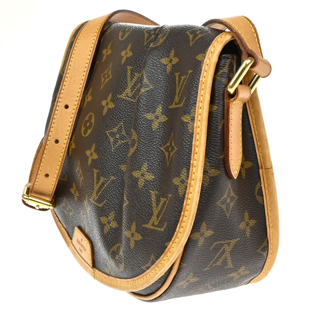 LOUIS VUITTON Menilmontant PM Shoulder Bag Monogram Leather BN M40474 13CA936