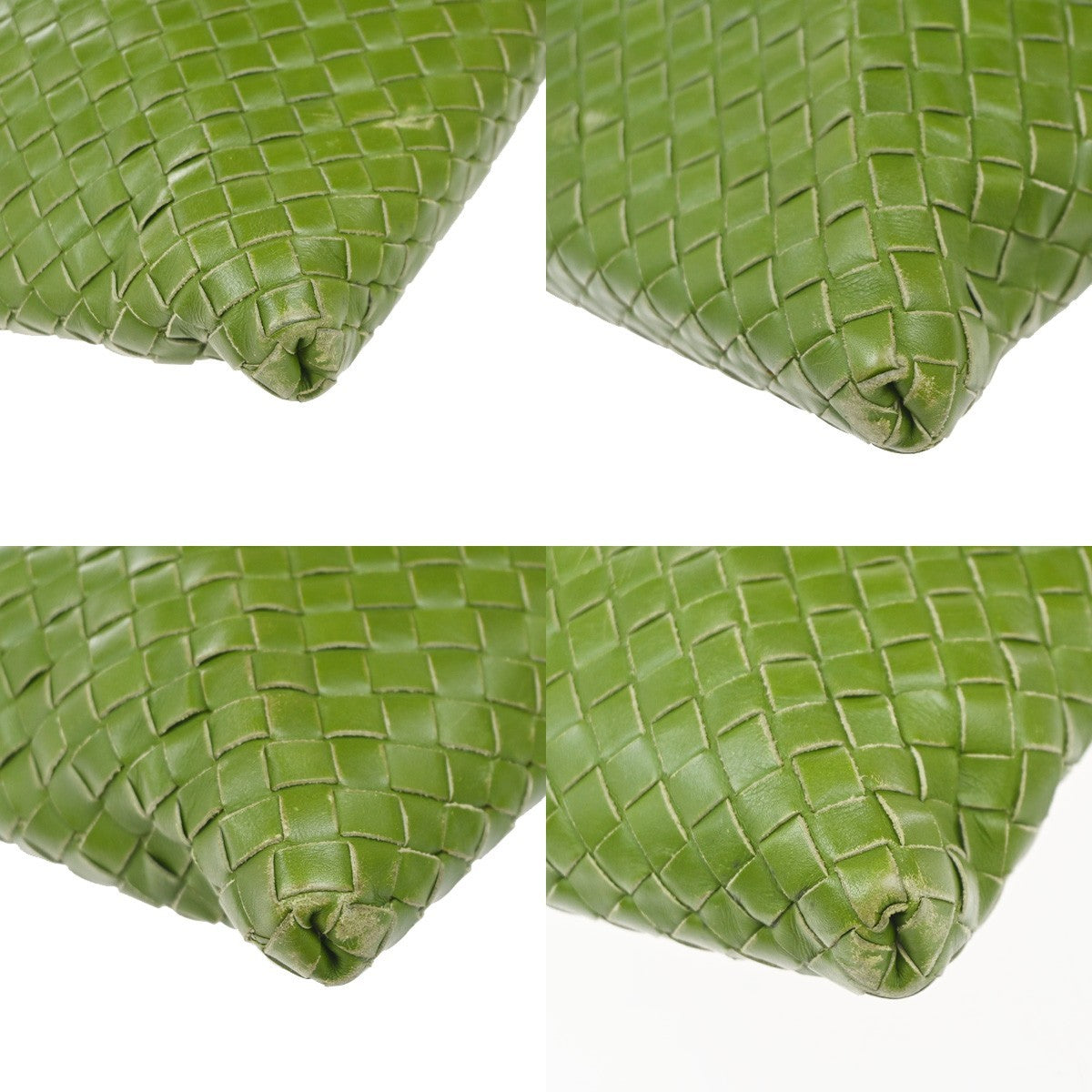 BOTTEGA VENETA Intrecciato Crossbody Shoulder Bag Leather Green Italy 16EG288
