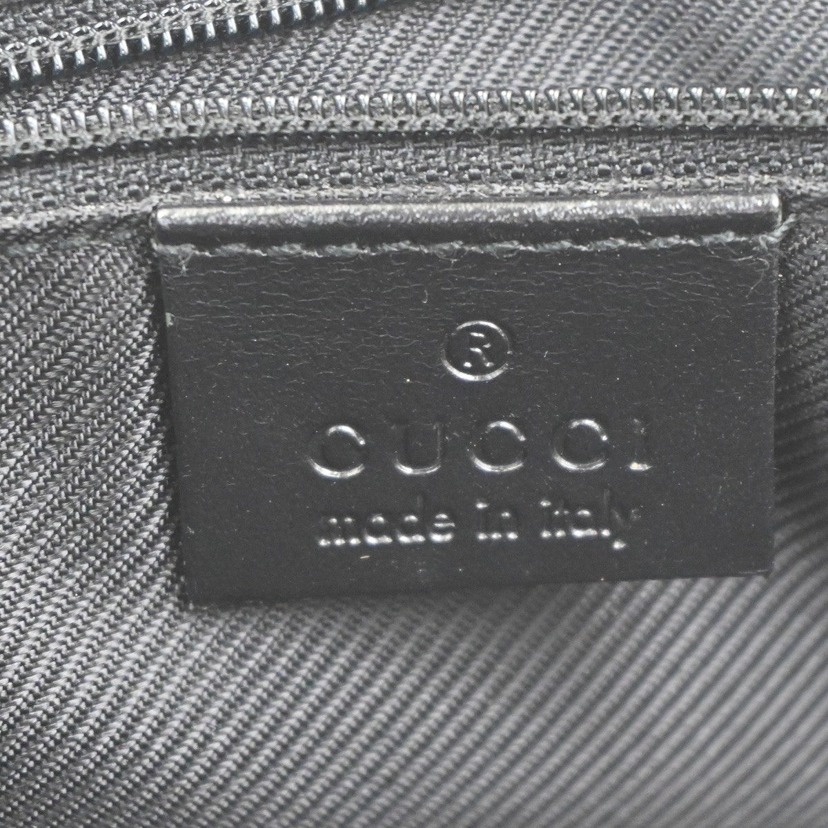 GUCCI Jackie GG Top Handle Tote Hand Bag Canvas Leather Black SHW Italy 30RL903