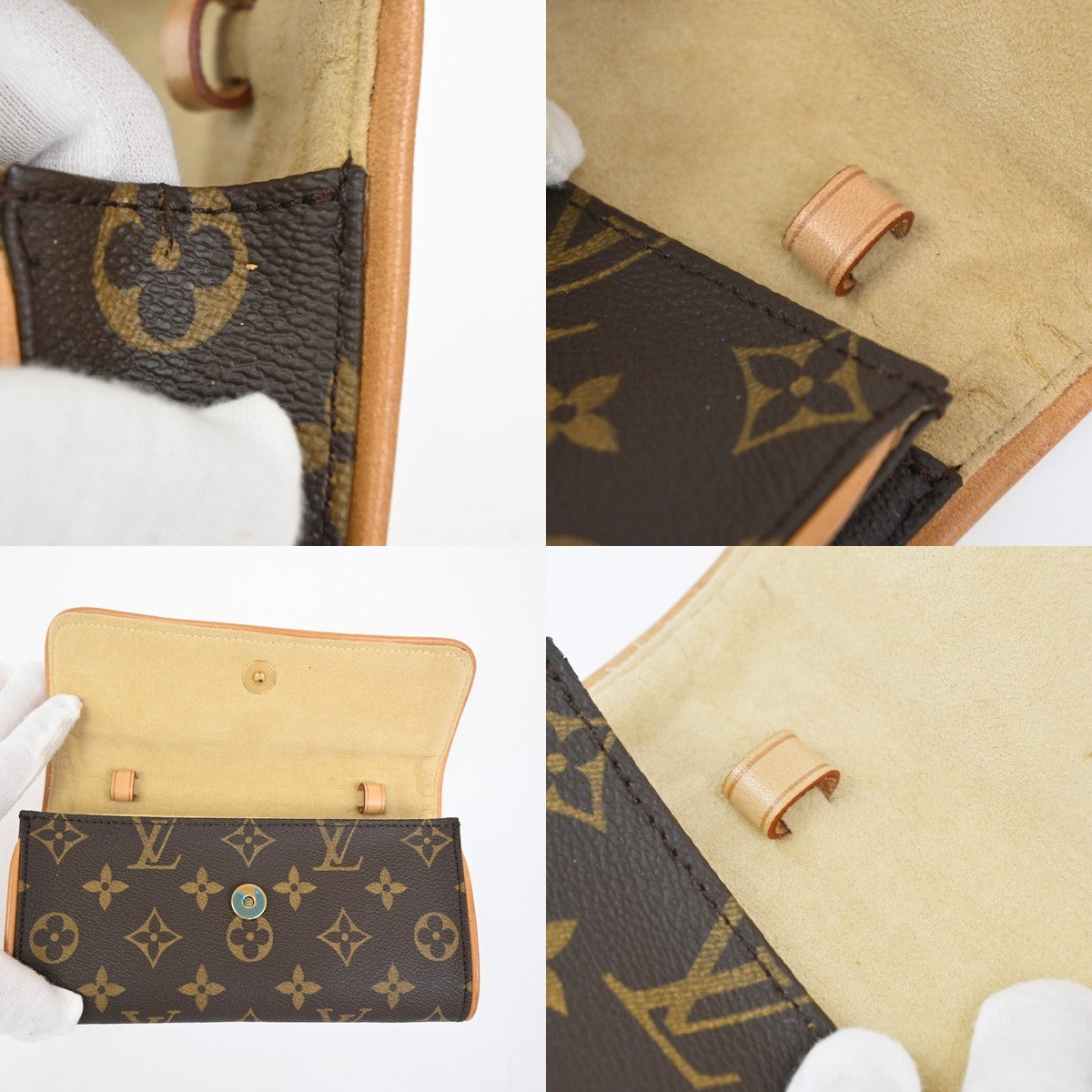 LOUIS VUITTON Pochette Twin PM 2Way Shoulder Clutch Bag Monogram M51854 70TA637