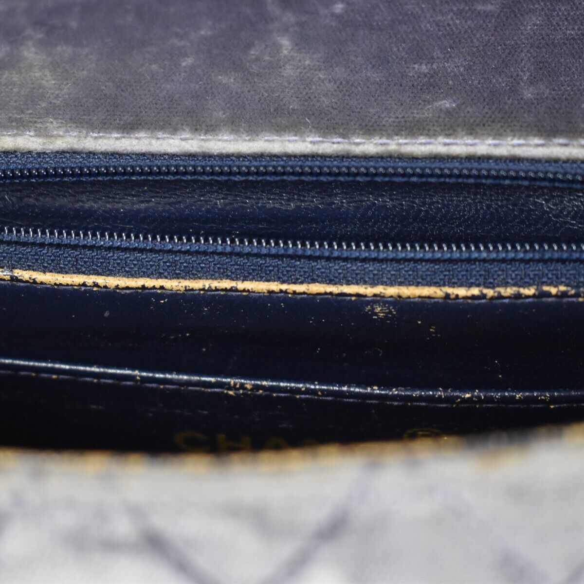 CHANEL CC Mini Matelasse Chain Shoulder Bag Velour Purple GHW Vintage 41FA170