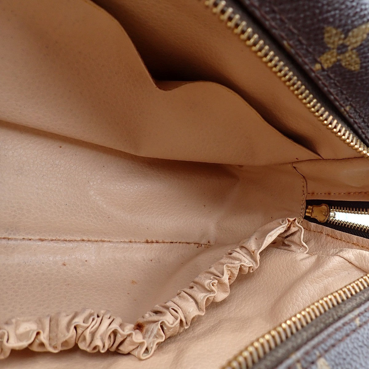 LOUIS VUITTON Trousse Toilette 28 Clutch Hand Bag Monogram Brown M47522 02AA195