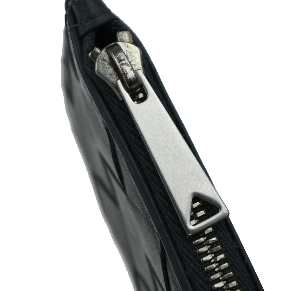 BOTTEGA VENETA Logo Intrecciato Card Coin Case Wallet Leather Gray SHW 61KP338