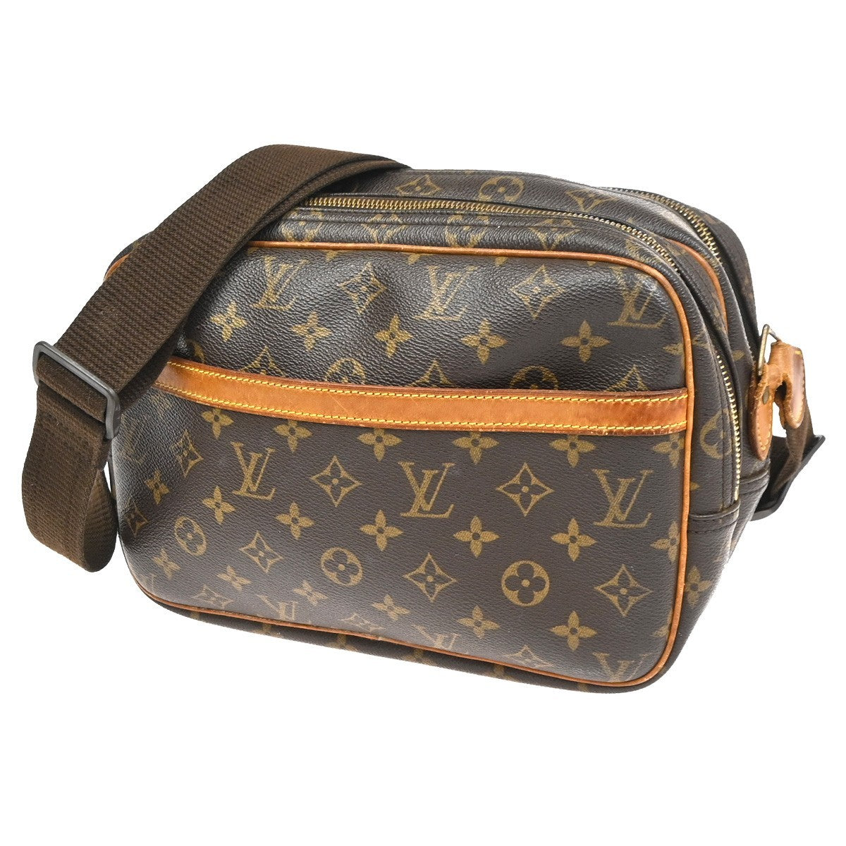 LOUIS VUITTON Reporter Crossbody Shoulder Bag Monogram Leather BN M45254 35KC834