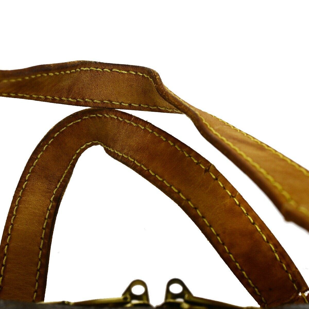 LOUIS VUITTON Excursion Shoes Hand Bag Monogram Leather Brown M41450 68HC045