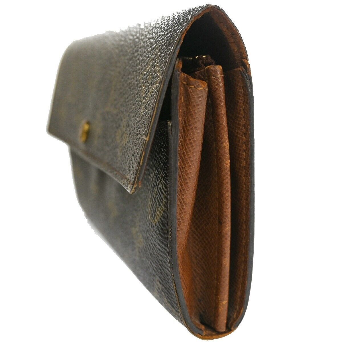 LOUIS VUITTON Porte Monnaie Credit Bifold Wallet Monogram Leather M61725 01YB847