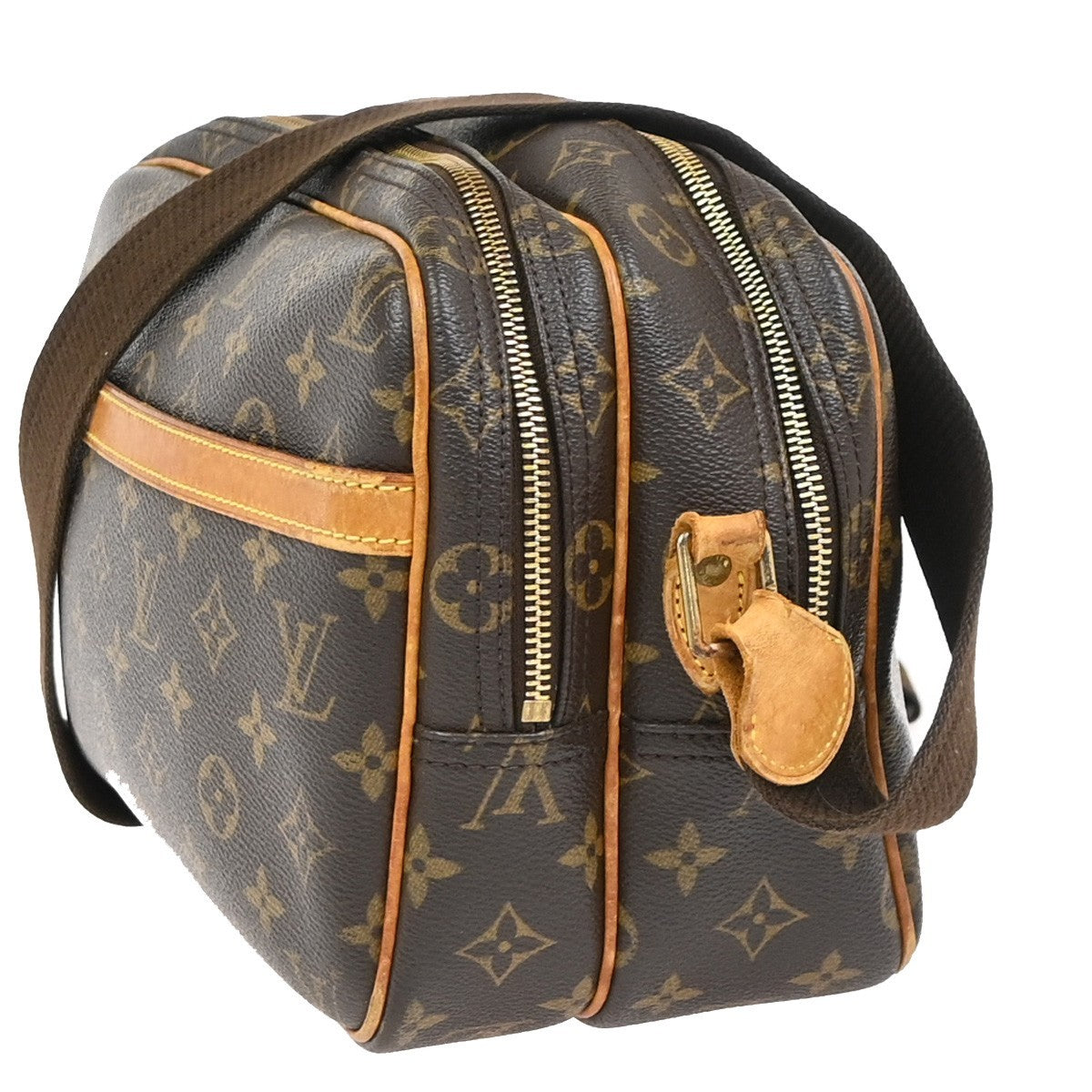 LOUIS VUITTON Reporter PM Crossbody Shoulder Bag Monogram Leather M45254 86PA057