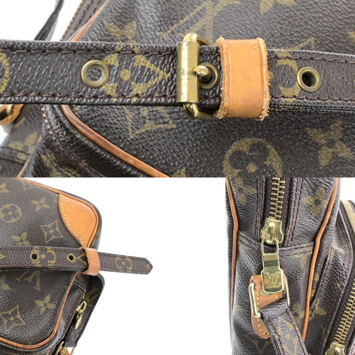 LOUIS VUITTON Amazon Crossbody Shoulder Bag Monogram Leather BN M45236 89SJ577
