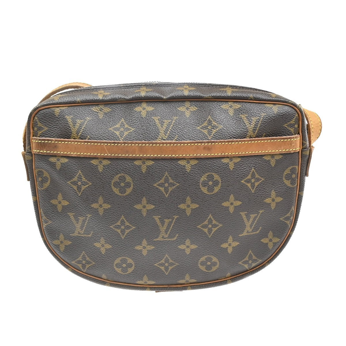 LOUIS VUITTON Jeune Fille MM Shoulder Bag Monogram Leather Brown M51226 36MA566