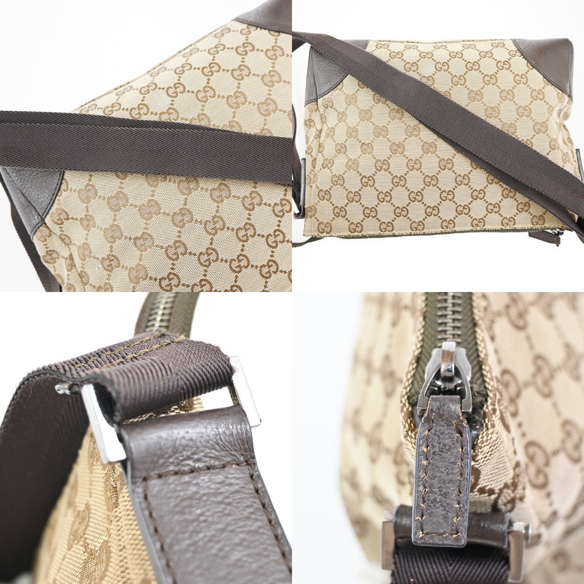 GUCCI Joy GG Pattern Shoulder Messenger Bag Canvas Leather BN GHW Italy 32KC741