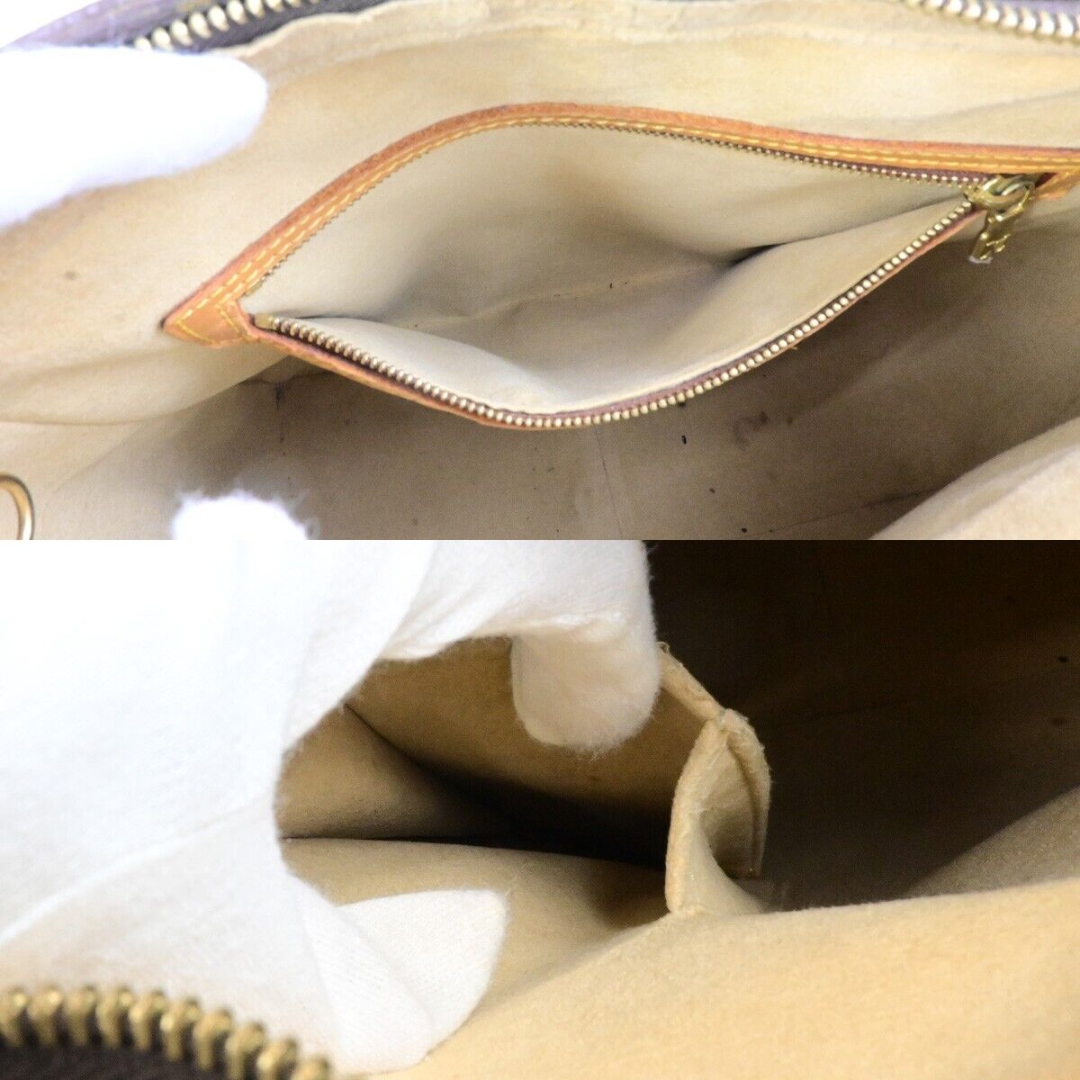 LOUIS VUITTON Looping GM Shoulder Bag Monogram Leather Brown M51145 34FB292