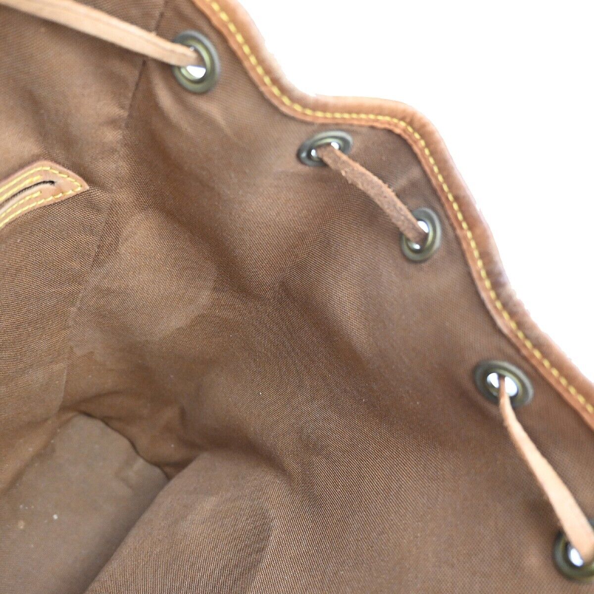 LOUIS VUITTON Montsouris MM Backpack Bag Monogram Leather Brown M51136 79FA413