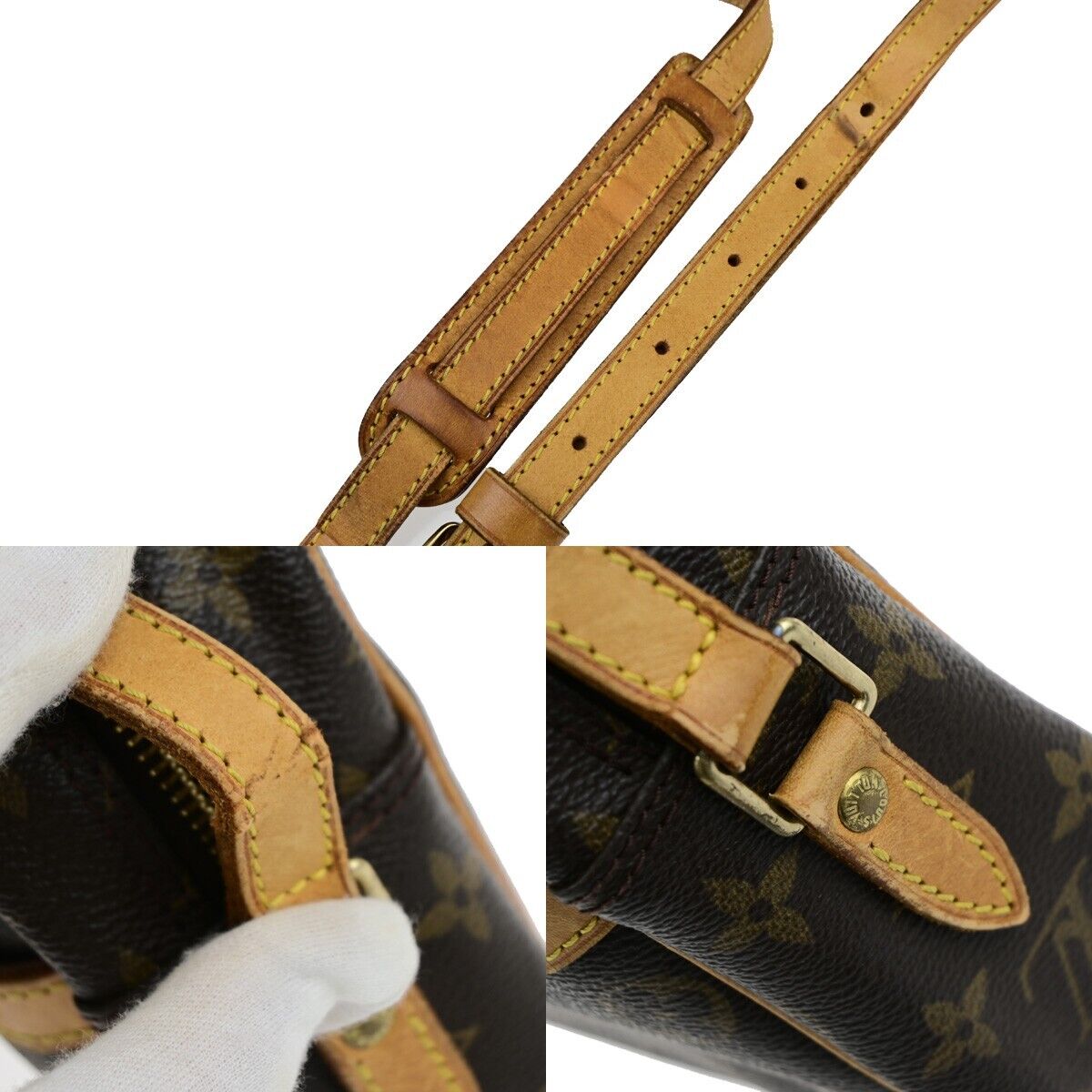 LOUIS VUITTON Trocadero 27 Shoulder Bag Monogram Leather Brown M51274 84EC993