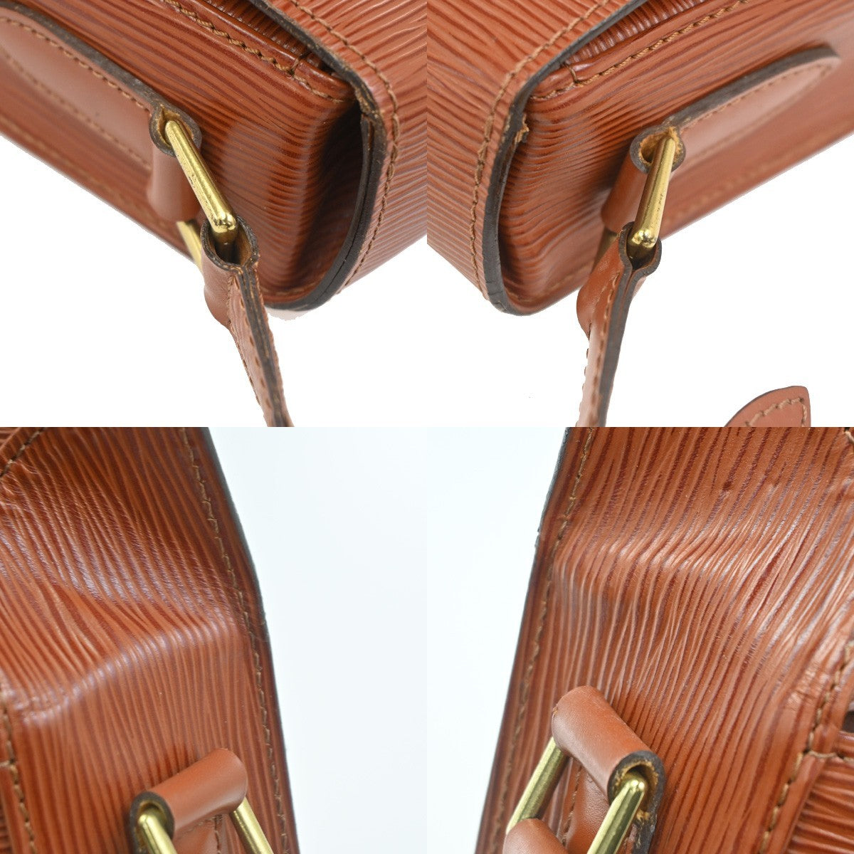 LOUIS VUITTON LV Logo Saint Cloud GM Shoulder Bag Epi Leather BN M52193 80CA748