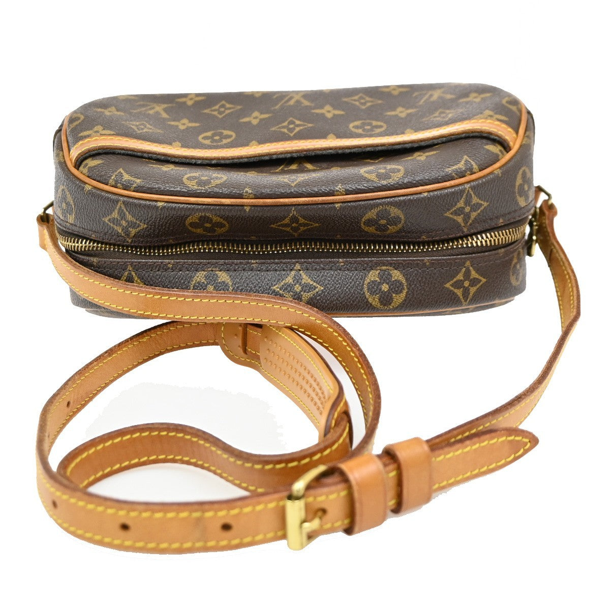 LOUIS VUITTON Blois Crossbody Shoulder Bag Monogram Leather Brown M51221 88MA014