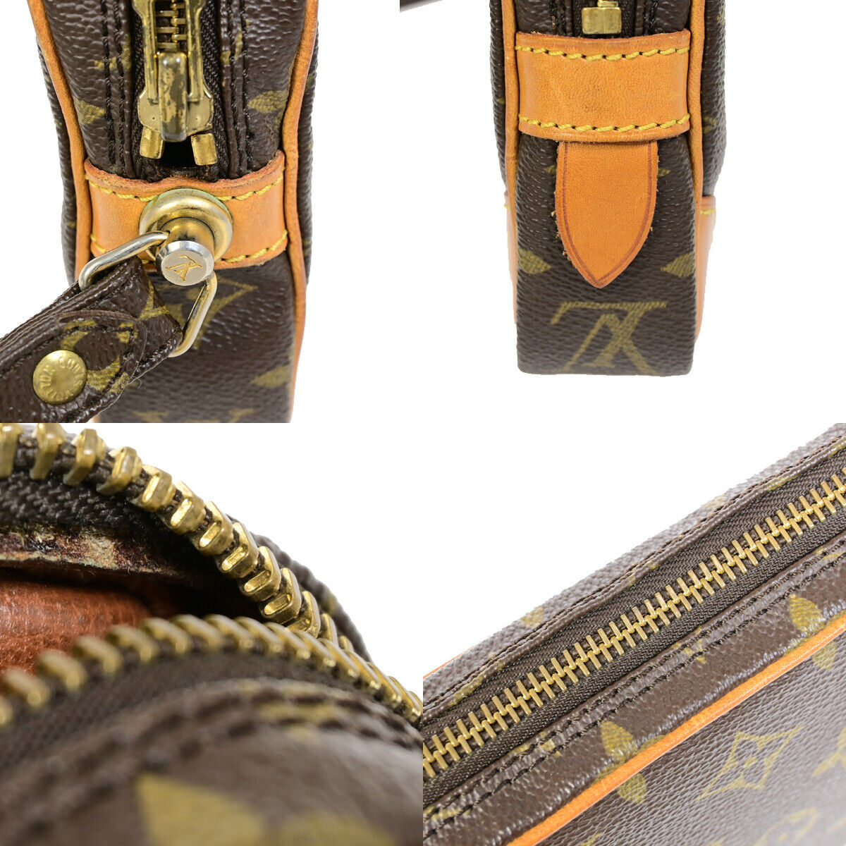 LOUIS VUITTON Marly Dragonne PM Clutch Hand Bag Monogram Leather M51827 32YF514