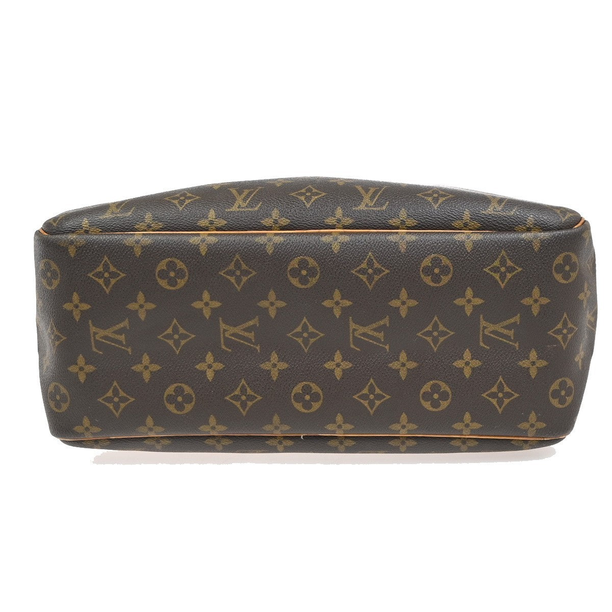 LOUIS VUITTON LV Logo Deauville Hand Bag Monogram Leather Brown M47270 70KD014