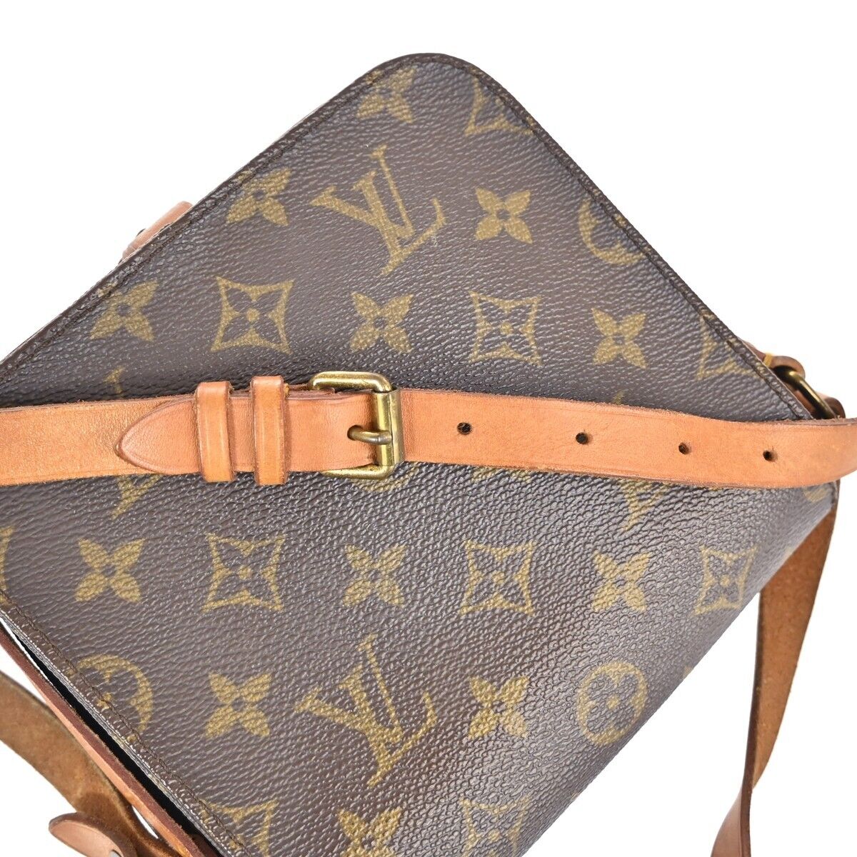 LOUIS VUITTON Mini Cartouchiere Shoulder Bag Monogram Leather BN M51254 35DA049