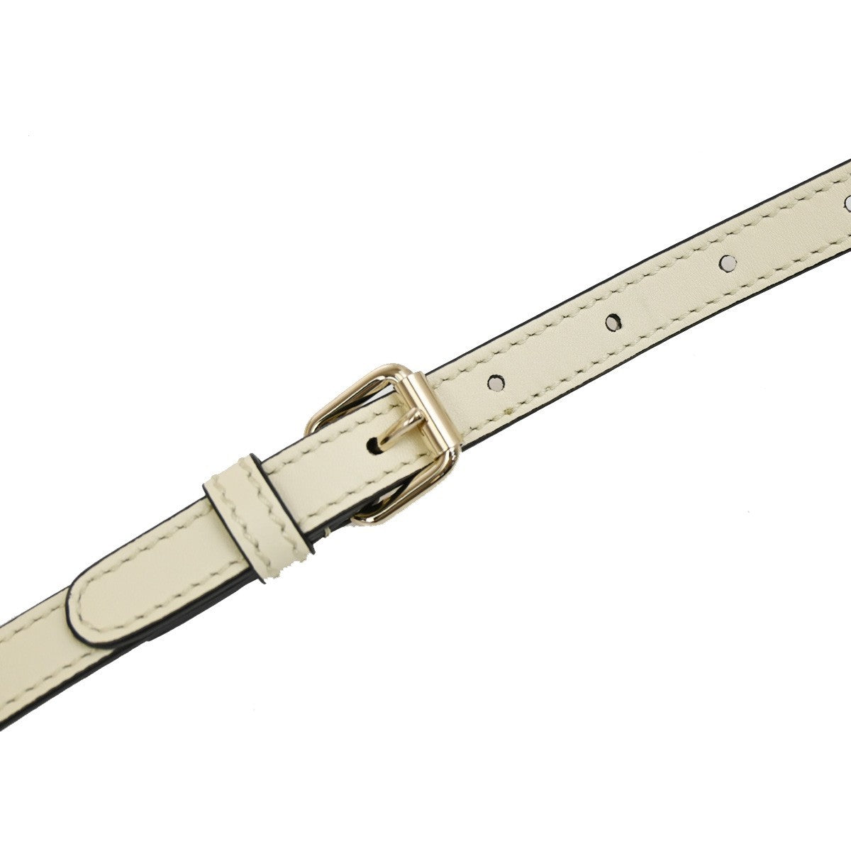GUCCI Micro GG Guccissima 2Way Shoulder Hand Bag Leather White Italy 23KB342