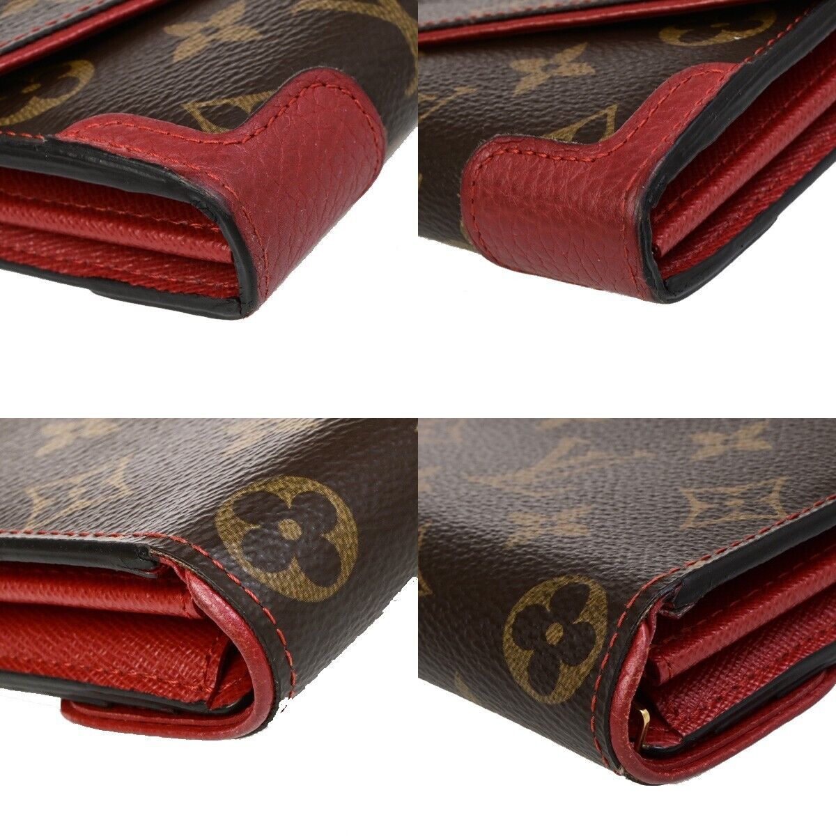 LOUIS VUITTON Portefeuille Sarah Long Wallet Monogram Retiro BN M61184 38ED249