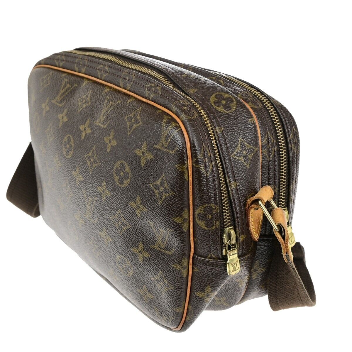LOUIS VUITTON Reporter PM Crossbody Shoulder Bag Monogram Leather M45254 32HC088