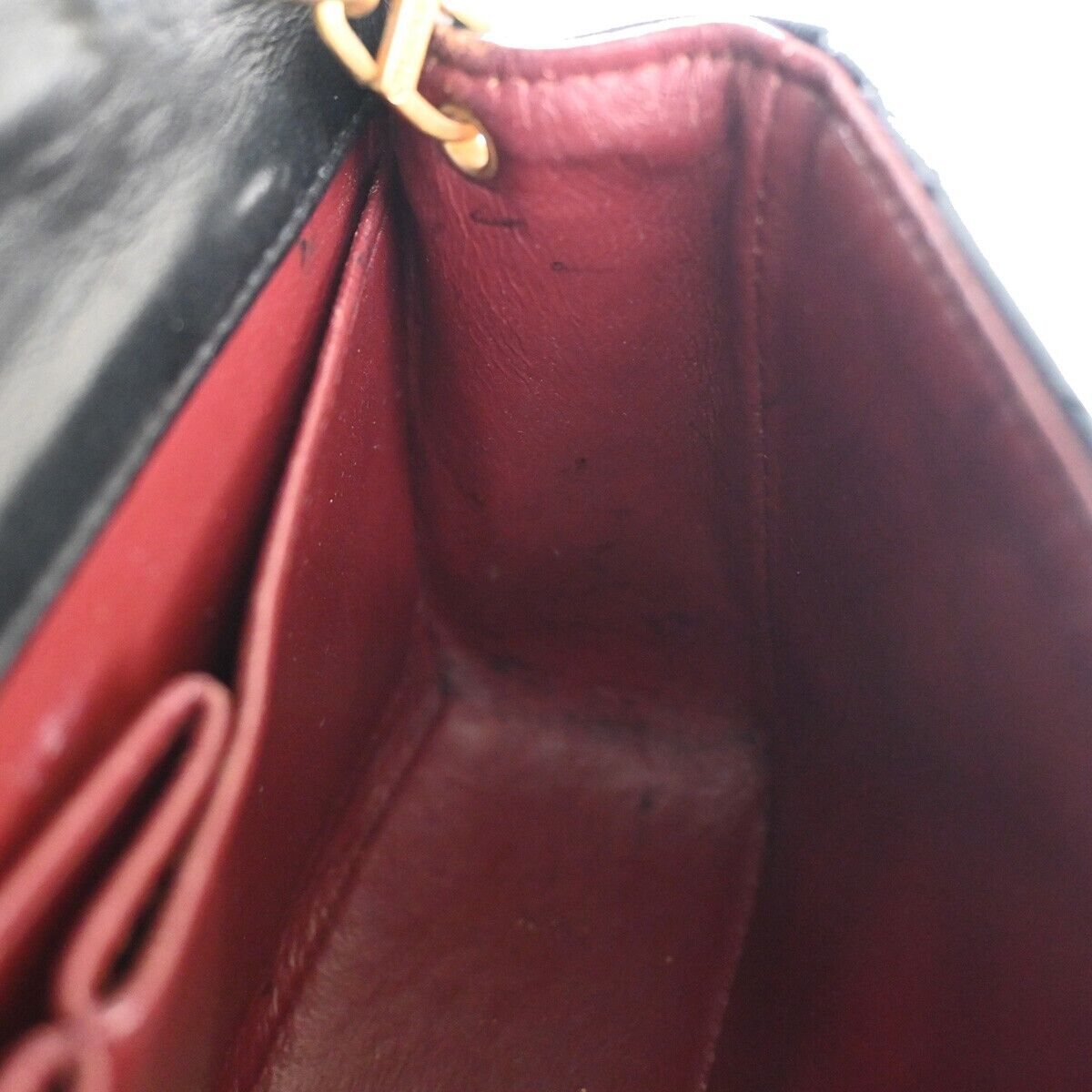 CHANEL CC Mini Matelasse Full Flap Chain Shoulder Bag Leather Black GHW 645LC499