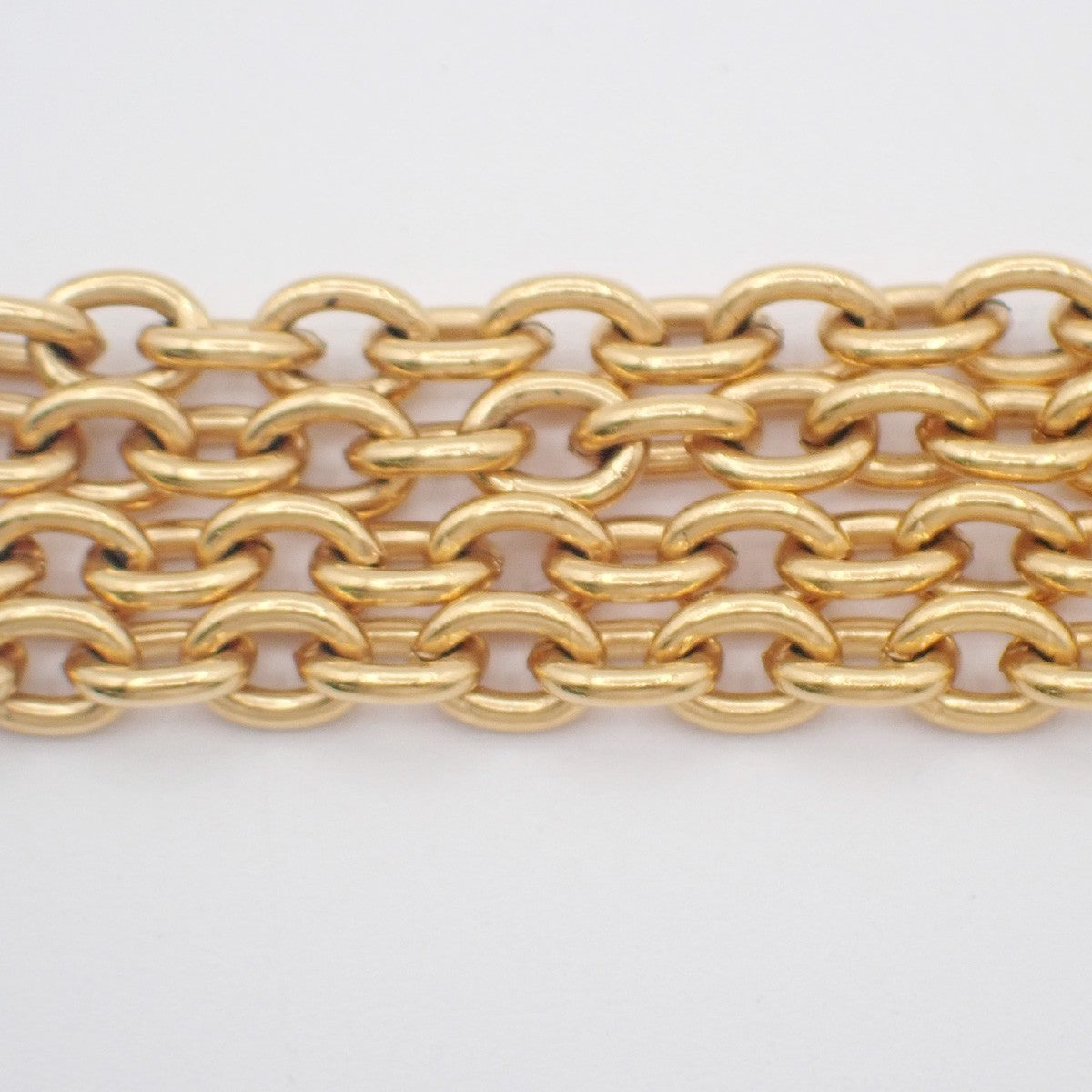 CHANEL CC Logo Chain Charm Pendant Necklace GHW Gold-Plated Vintage 99RL988
