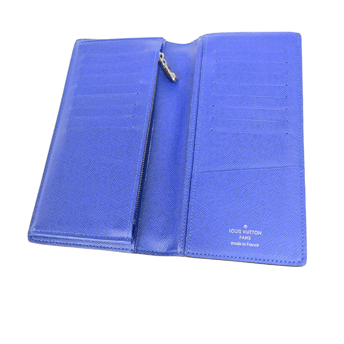 LOUIS VUITTON Portefeuille Brazza Bifold Wallet Taigarama Blue M30297 79YF746