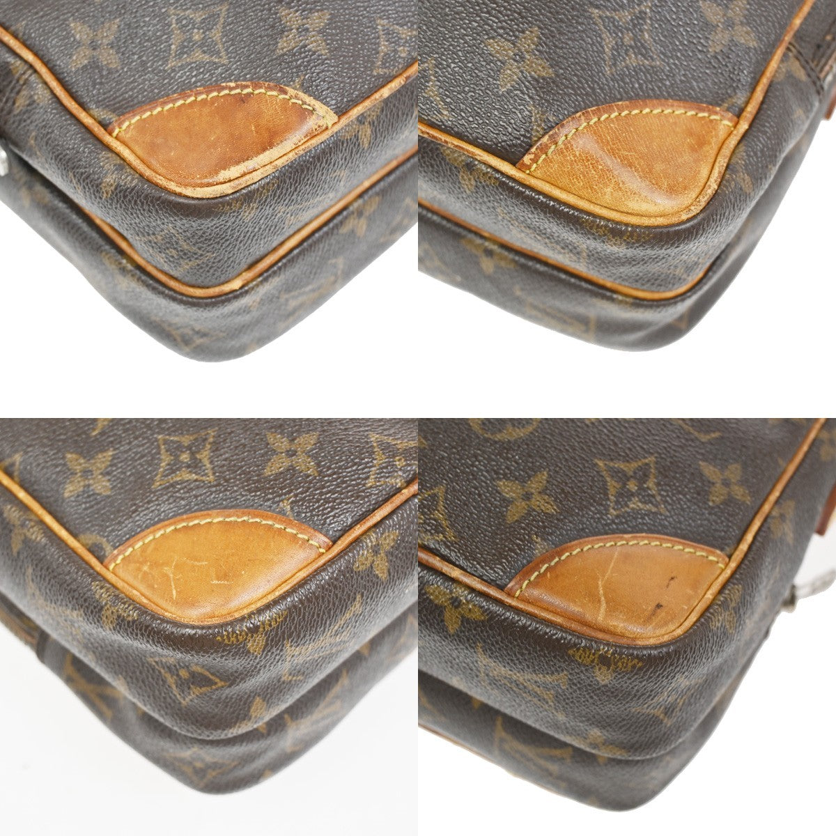 LOUIS VUITTON Amazon Crossbody Shoulder Bag Monogram Leather Brown 62AA207
